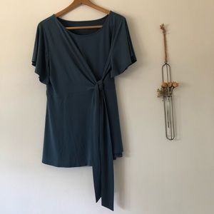 Motherhood Maternity front tie blouse